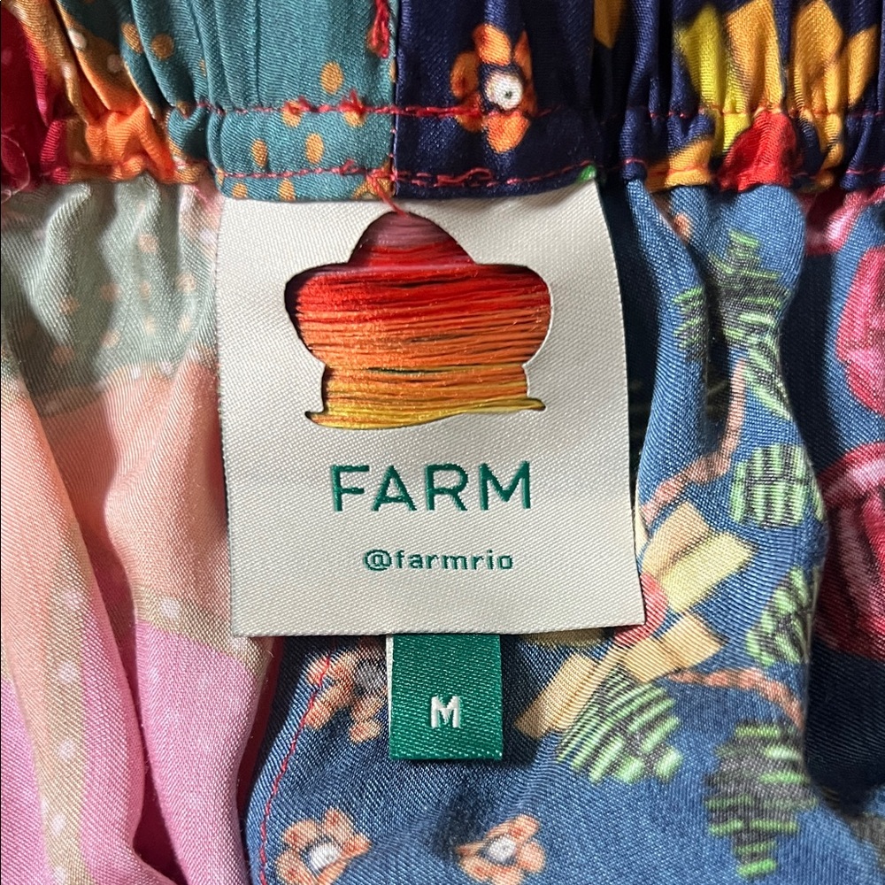 FARM Rio Multicolor Mixed Scarves Drawstring Pant - Picture 6 of 6